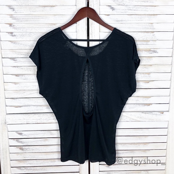 [Soybu] Camryn Back Cutout Burnout Tee - Picture 3 of 5